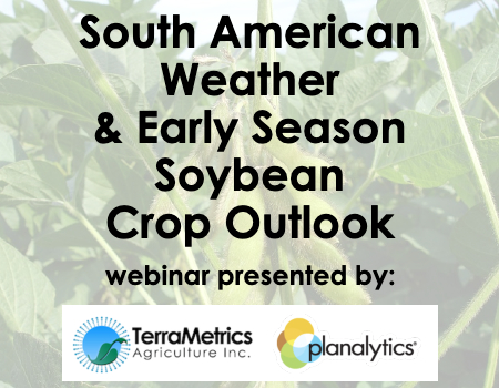 South American Weather & Early Season Soybean Crop Outlook